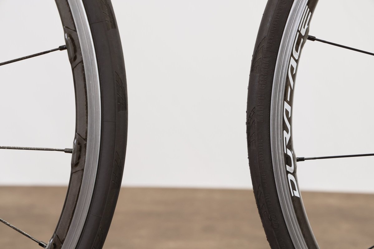 Shimano Dura-Ace WH-9000 C24 Carbon Clincher Rim Brake Wheelset 11