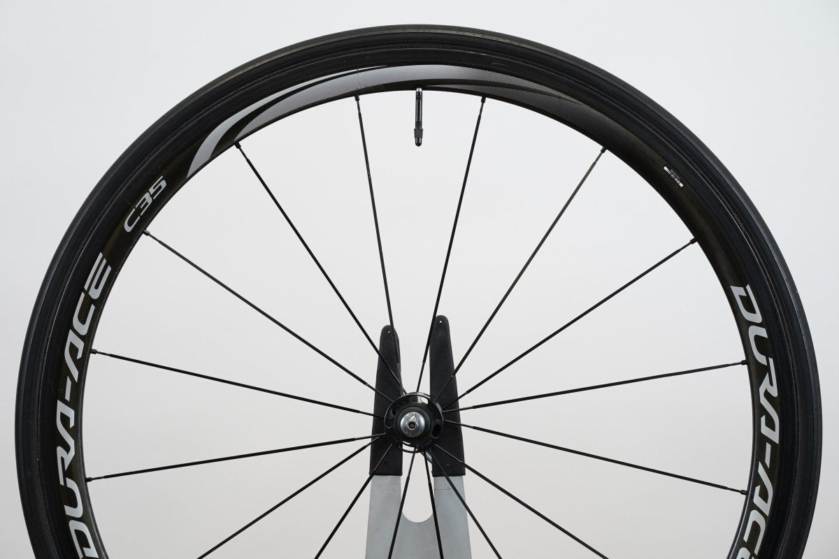 Shimano Dura-Ace WH-9000 C35 Carbon Tubular Rim Brake Wheelset 11
