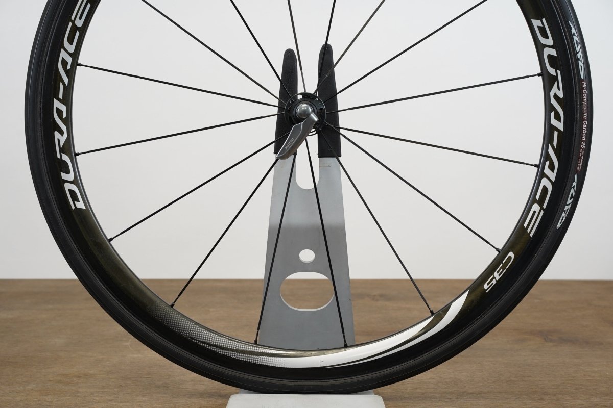 Shimano Dura-Ace WH-9000 C35 Carbon Tubular Rim Brake Wheelset 11