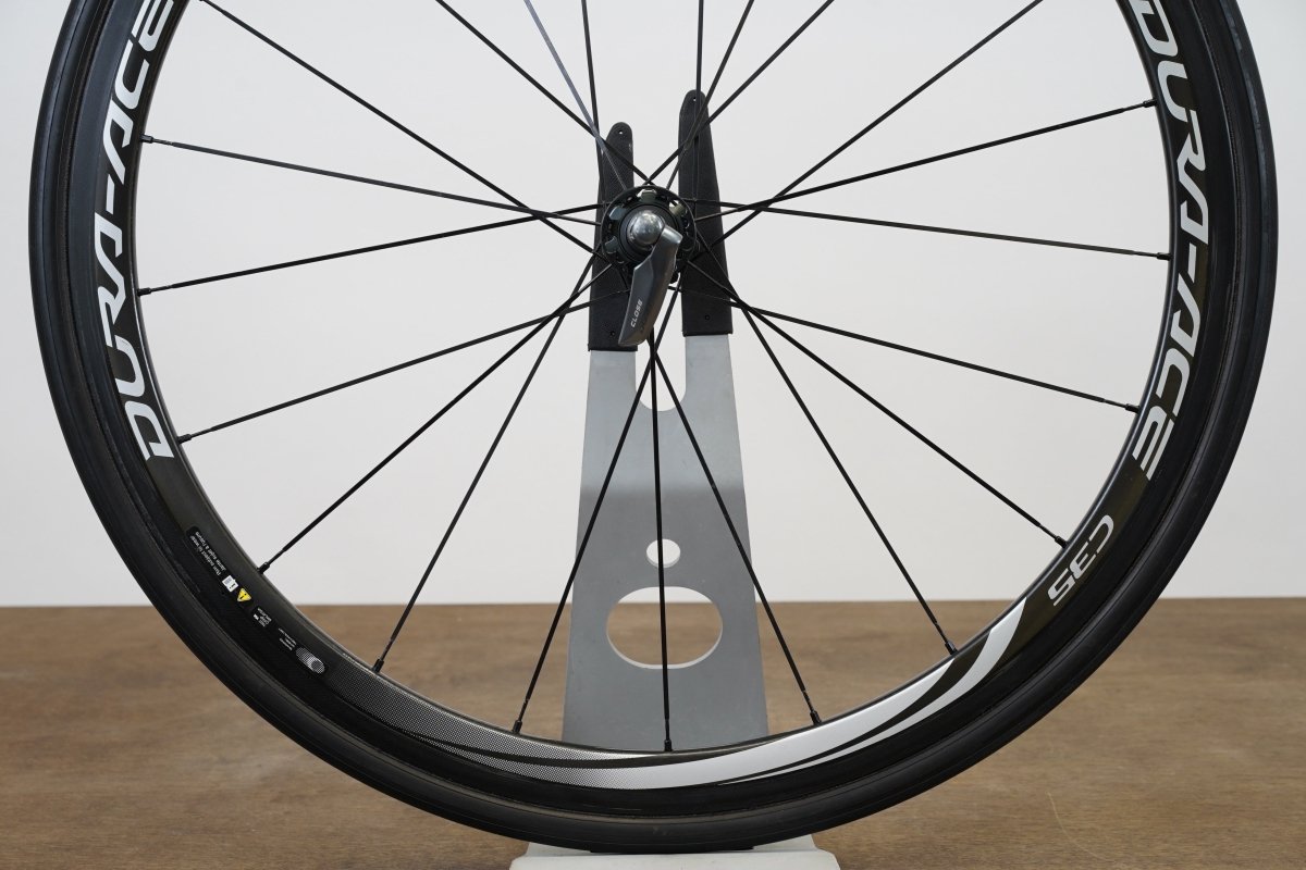 Shimano Dura-Ace WH-9000 C35 Carbon Tubular Rim Brake Wheelset 11