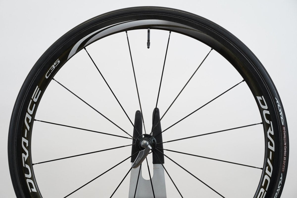 Shimano Dura-Ace WH-9000 C35 Carbon Tubular Rim Brake Wheelset 11