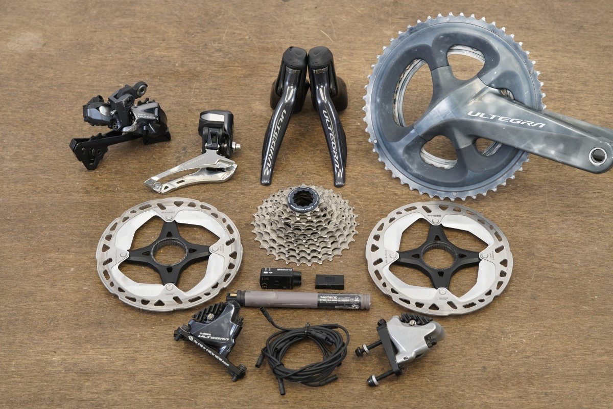 shimano ultegra di2 r8070 8050 ジャンクションあり Shimano Ultegra R8070 Di2 11 Speed Electronic Hydraulic Disc Full