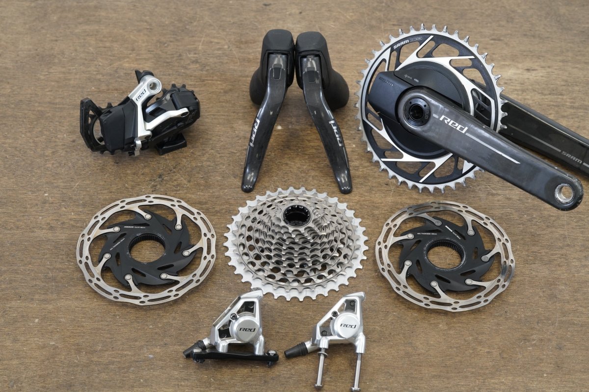 SRAM Red AXS E1 HRD 1x 12 Speed Wireless Electronic Quarq Hydraulic Disc Groupset