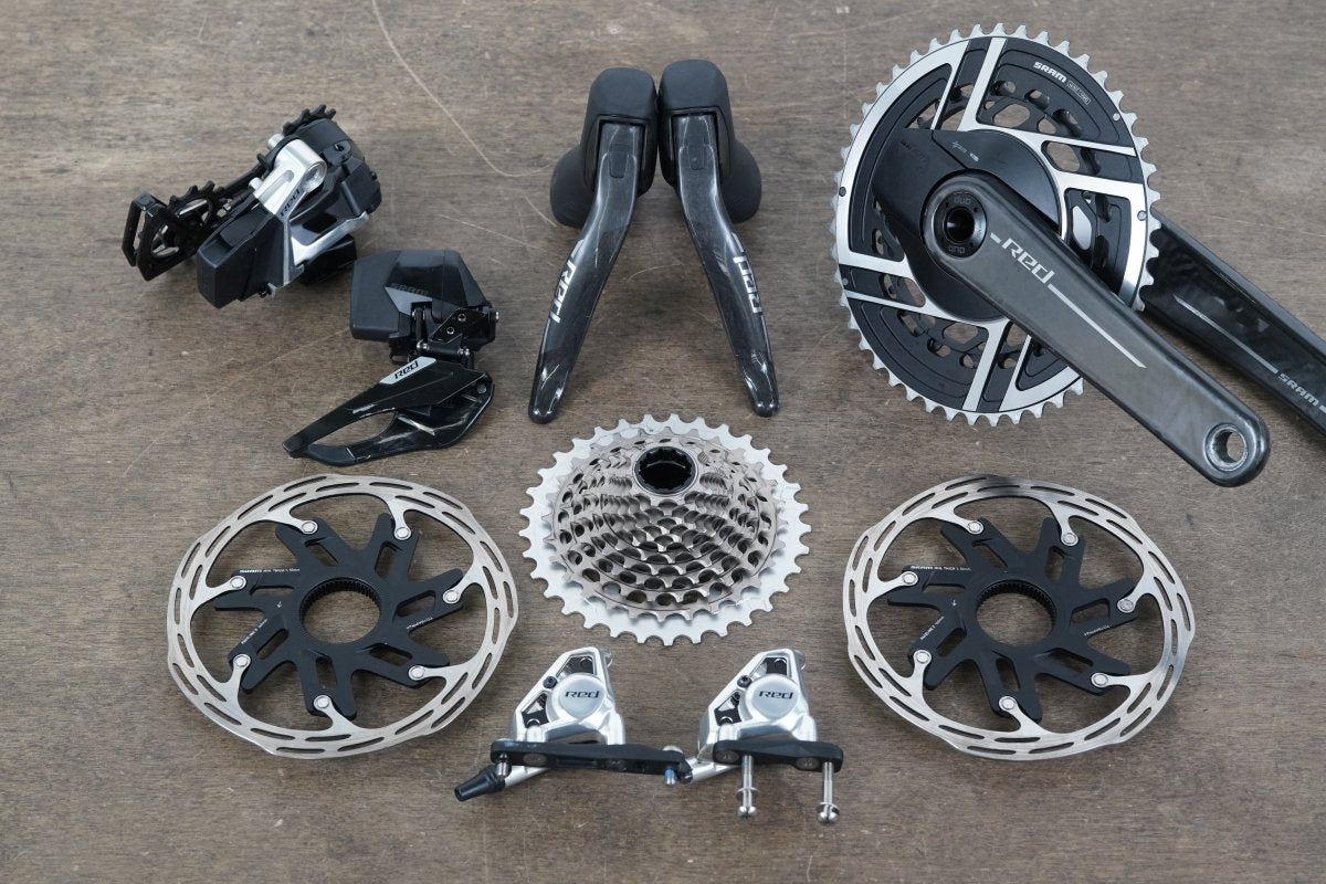 SRAM Red AXS E1 HRD 2x12 Speed Quarq Wireless Hydraulic Full Disc Full Groupset