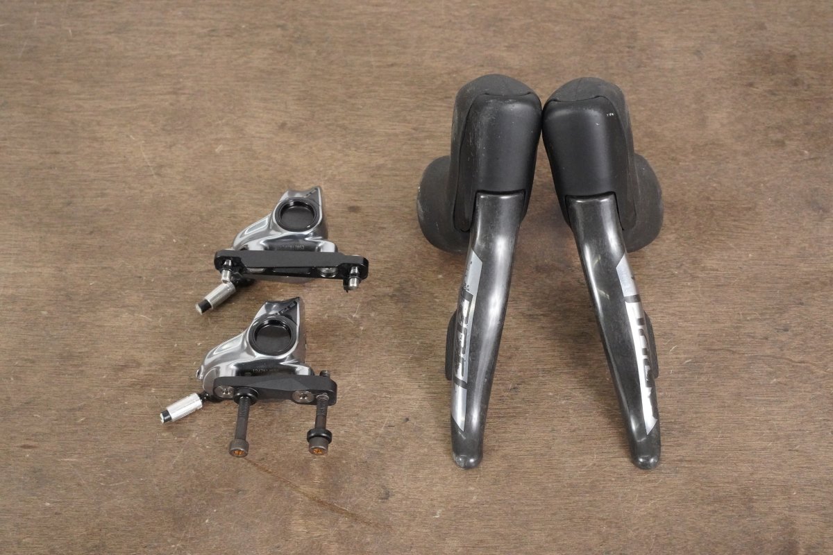 SRAM Red eTap AXS HRD 12 Speed Wireless Electronic Disc Brake Shifters + Calipers
