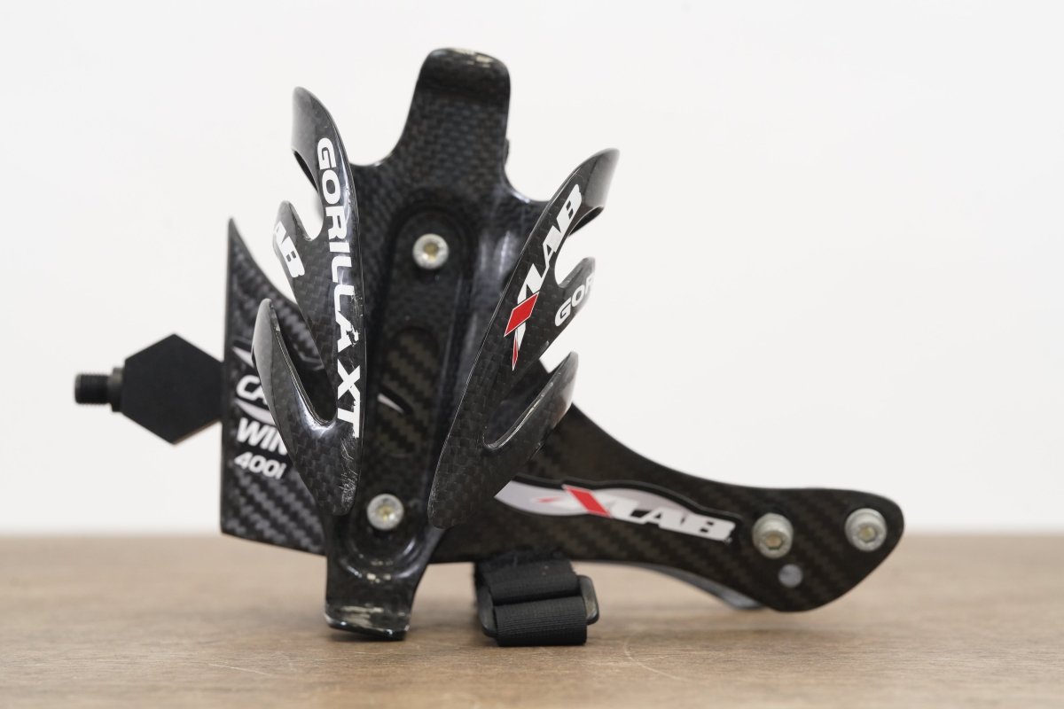 XLAB Carbon Wing 400i Water Bottle Cage Mount + (2) Gorilla X Carbon Bottle Cages