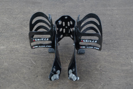 XLAB Super Wing Alloy Water Bottle Cage Mount + (2) Gorilla Carbon Cages 237g