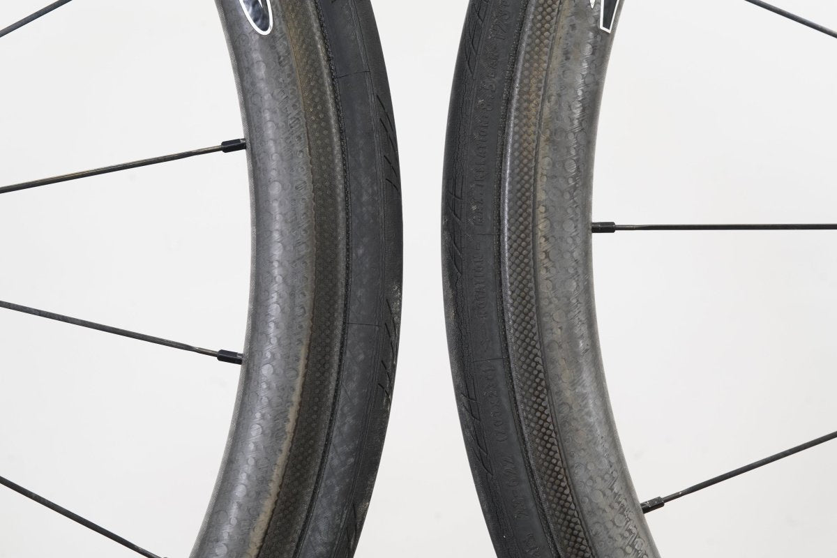 Zipp 202 Firecrest Powertap Carbon Clincher Rim Brake Wheelset Campagnolo 10 Speed