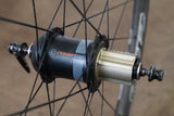 Zipp 202 Firecrest Powertap Carbon Clincher Rim Brake Wheelset Campagnolo 10 Speed