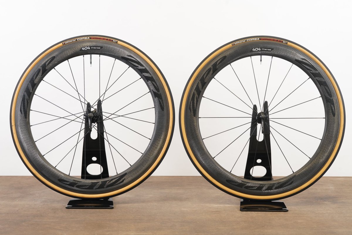 Zipp 404 Firecrest 77/177 Wavy Carbon Clincher Rim Brake Wheelset 11 Speed