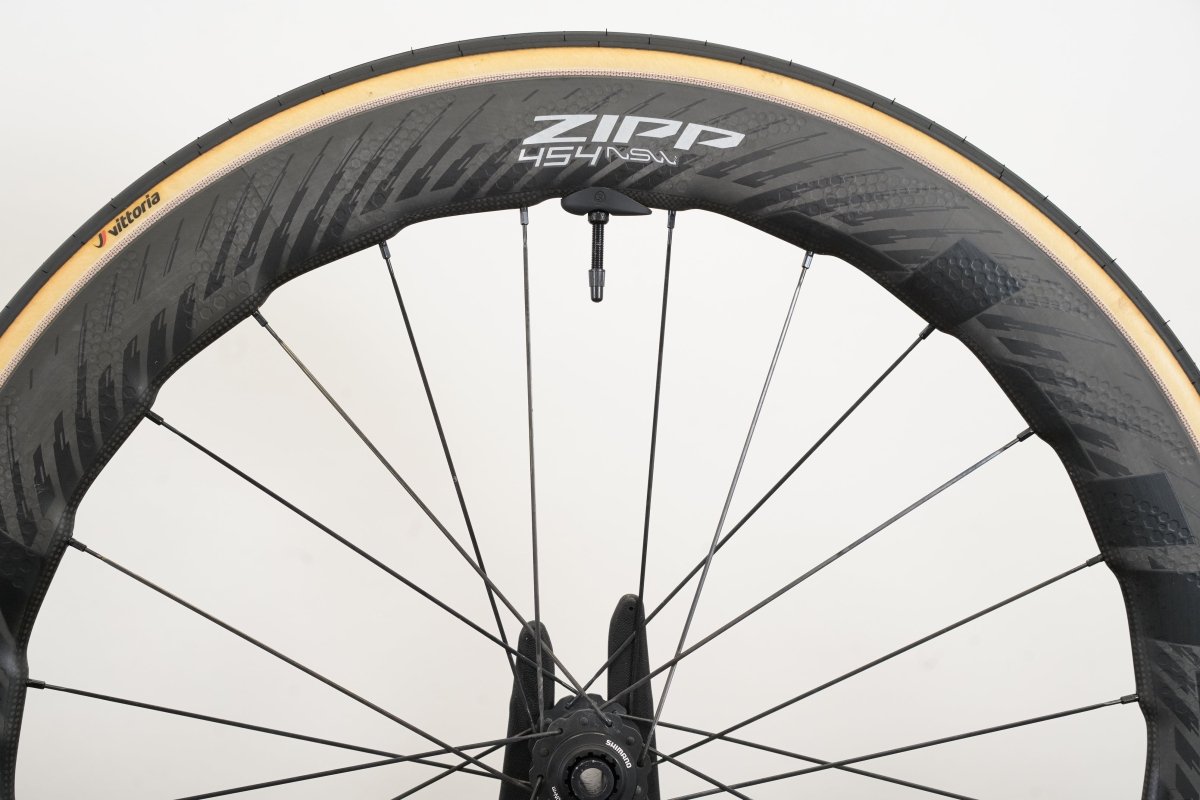 Zipp 454 NSW ZR1 Carbon Tubeless Clincher Disc Brake Wheelset 11 speed