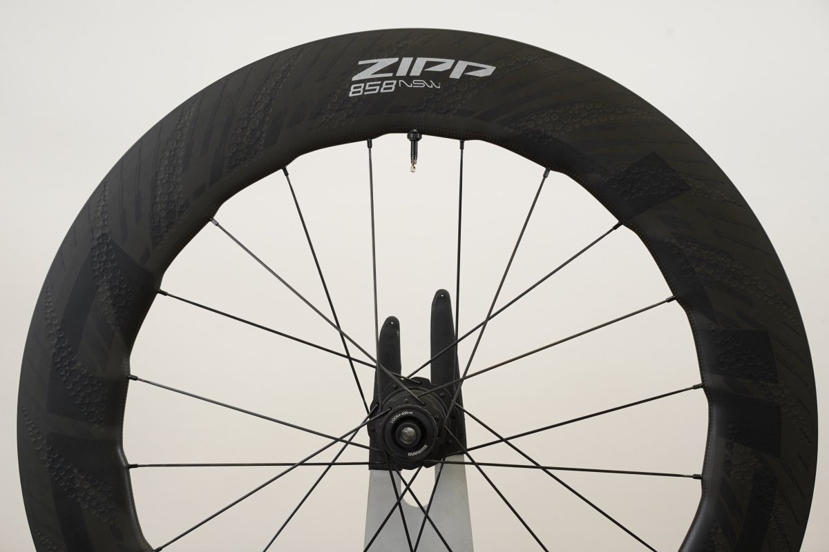 Zipp 858 NSW Cognition Carbon Tubeless Clincher Disc Brake Wheelset 11 Speed