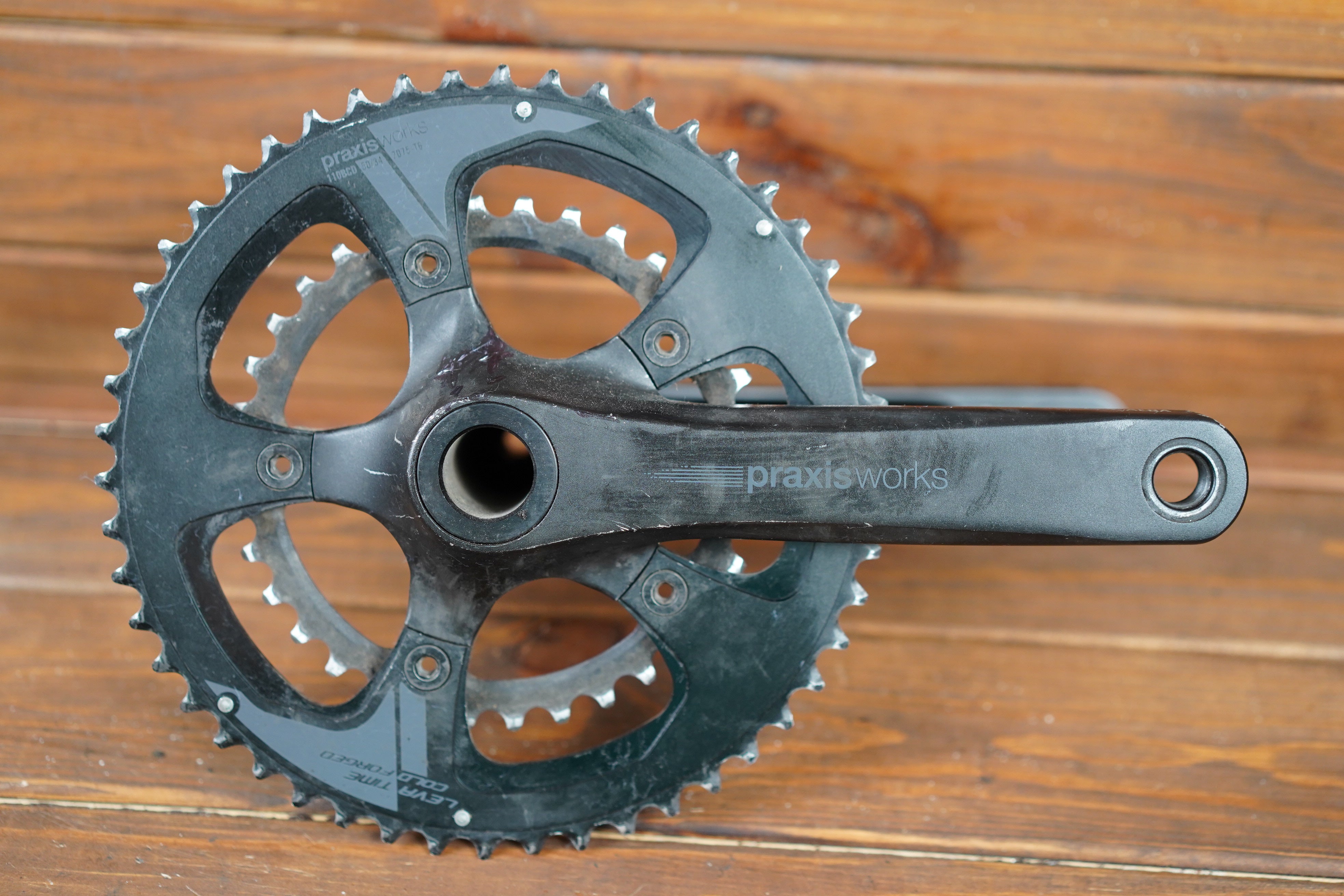 172.5mm 50 34T BB30 Praxis Works 11 Speed Road Crankset Elevate Cycling