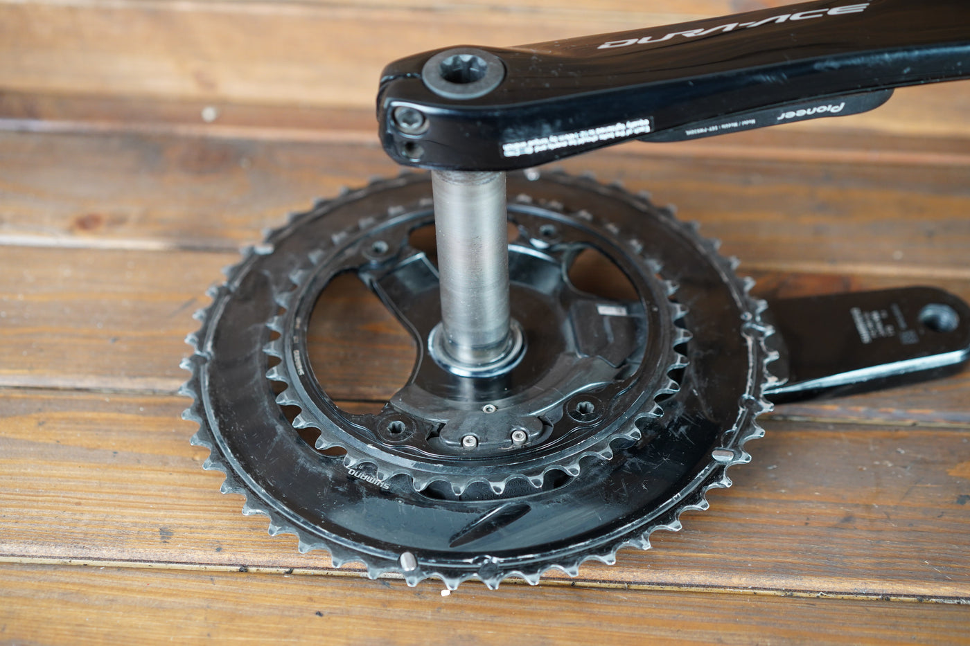 170mm 52/36T Shimano Dura-Ace FC-R9100 Pioneer Dual Sided Power